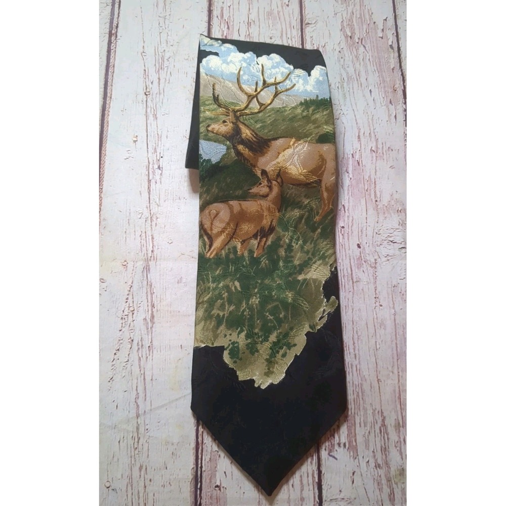 Field &‎ Stream Wildlife Necktie Elk